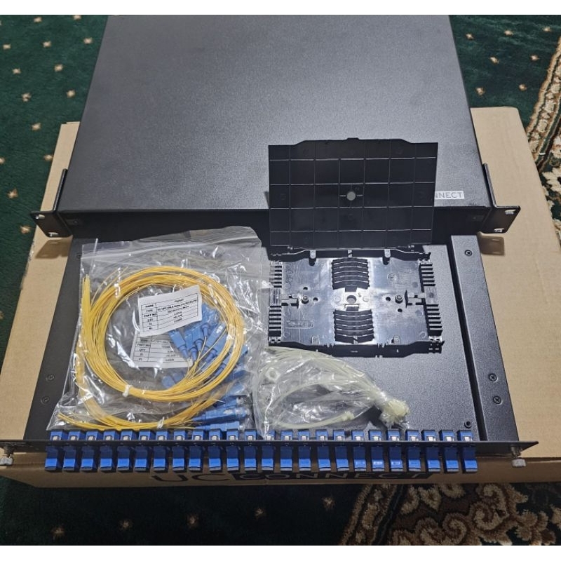 Otb 24 core lengkap pigtail upc | otb 24 core lengkap | otb 24 core