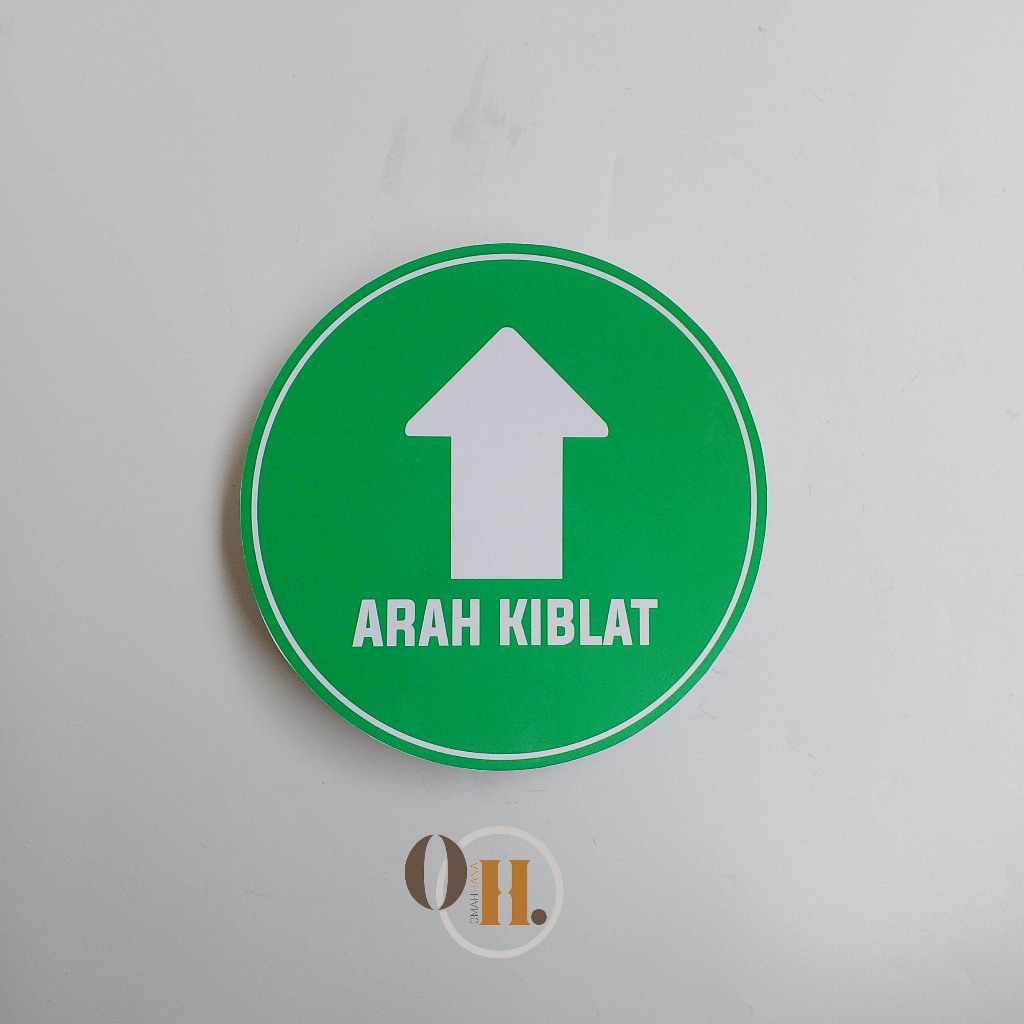 

Stiker Arah Kiblat - Penanda Arah Kiblat - Stiker Vinyl