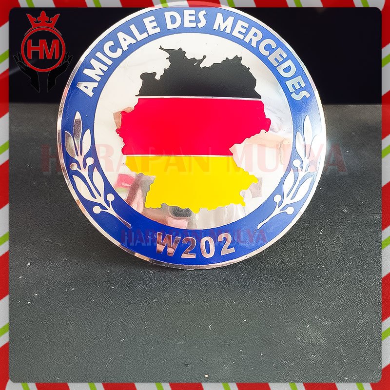 Emblem Grill Mobil Aksesoris Mobil Emblem Grill Mercendes W202 - HM