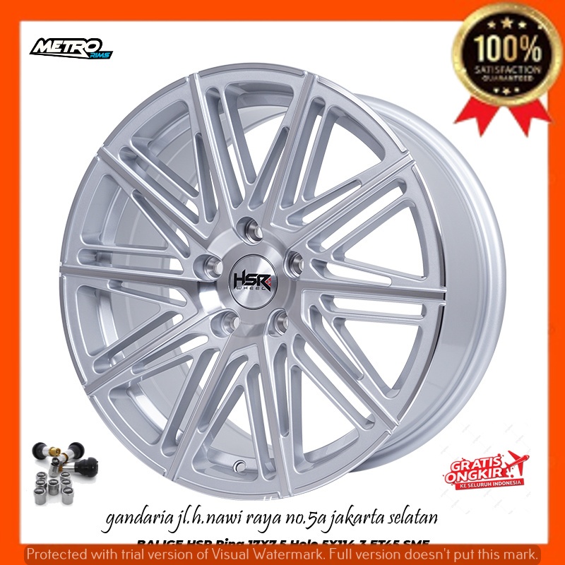VELG PELEK RACING R17 RING 17 UNTUK MOBIL INOVA XPANDER TERIOS DLL