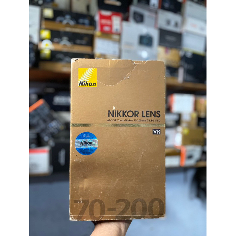 box bekas lensa 70-200mm f2.8 vr for nikon termurah dishopee