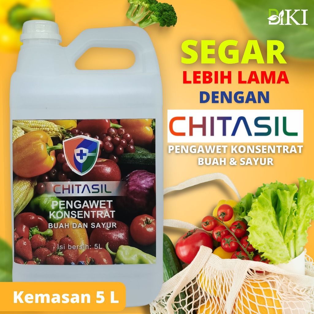 

5L Chitasil Konsentrat - Pelapis/Pengawet Buah Alami HALAL Chitosan