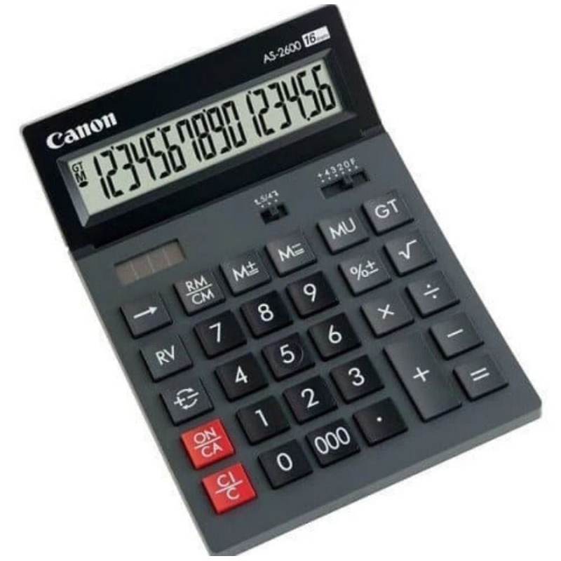 

CANON AS 2600 - Kalkulator / Calculator Canon 16 Digit