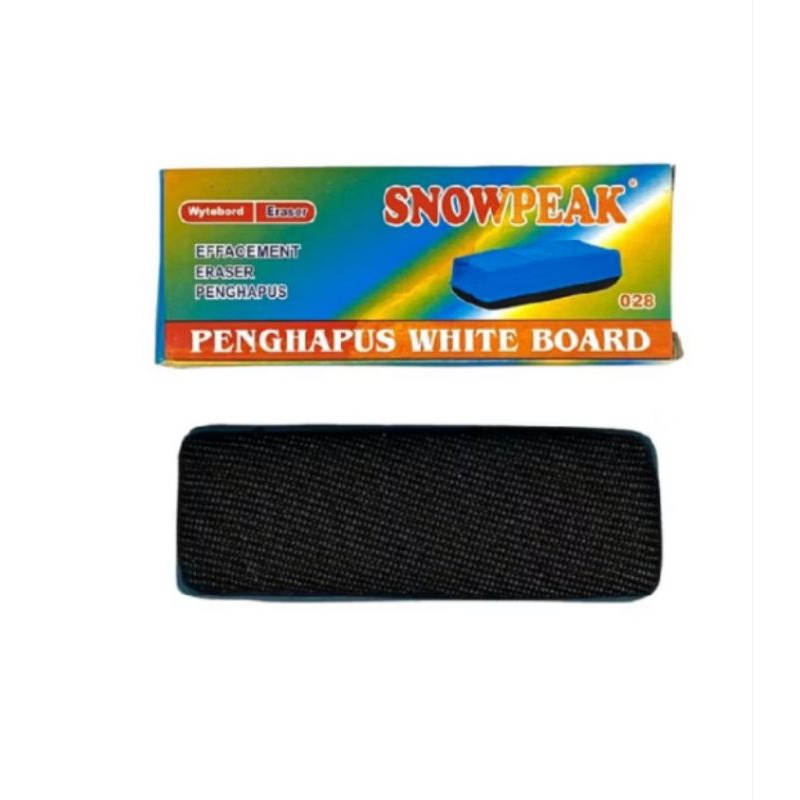 

PENGHAPUS WHITEBOARD ERASER SNOWPEAK 028 PENGHAPUS PAPAN TULIS PUTIH (1pc)