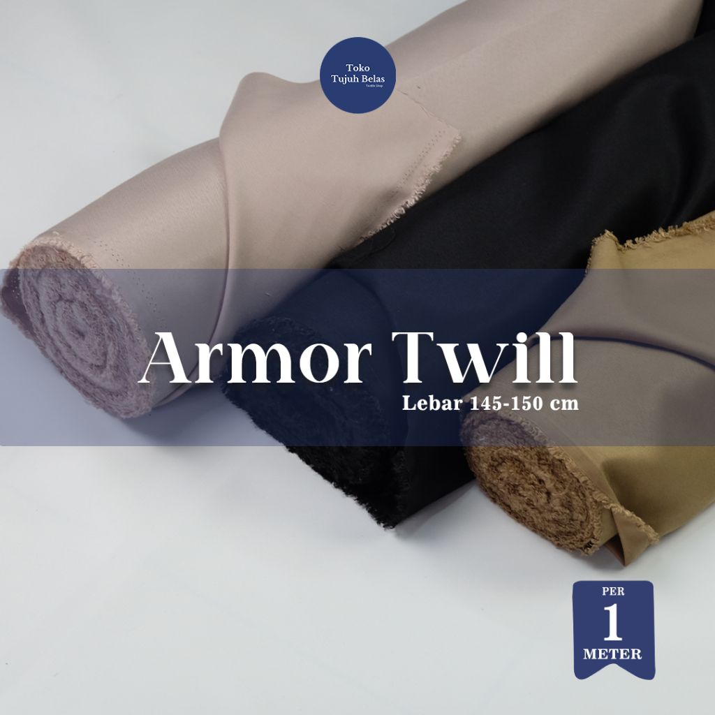 Toko17 ARMOR TWILL PER 1 METERAN kain eceran bahan celana chinos
