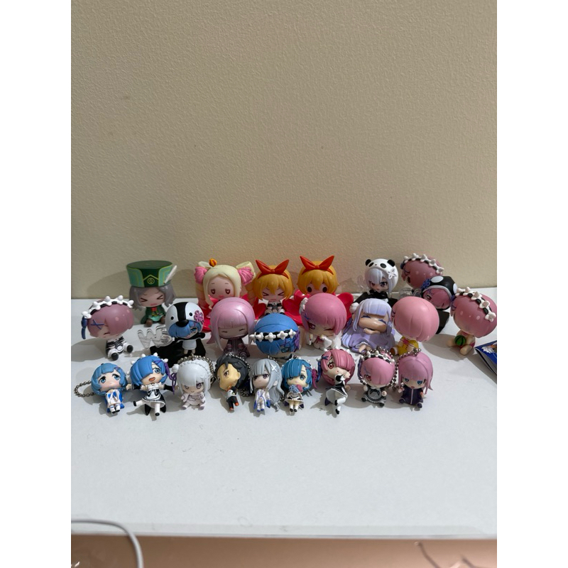 RE ZERO STARTING LIFE IN ANOTHER WORLD RAM REM EMILIA SUBARU BEATRICE ANIME MANGA ACTION FIGURE GASH