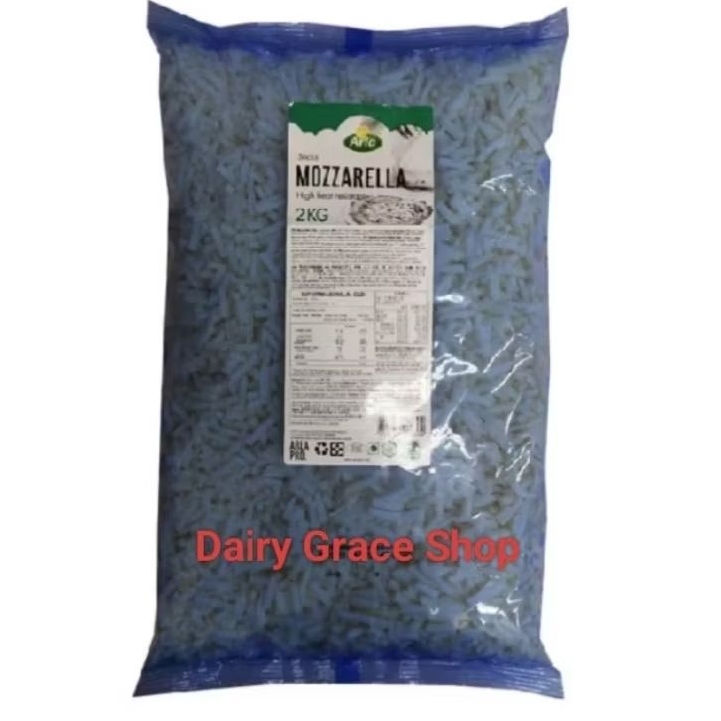 

Dairy Partners Mozzarella Shredded 2 KG ARLA PRO Mozzarella Shredded Parut Dairy Partners 2KG 1KG