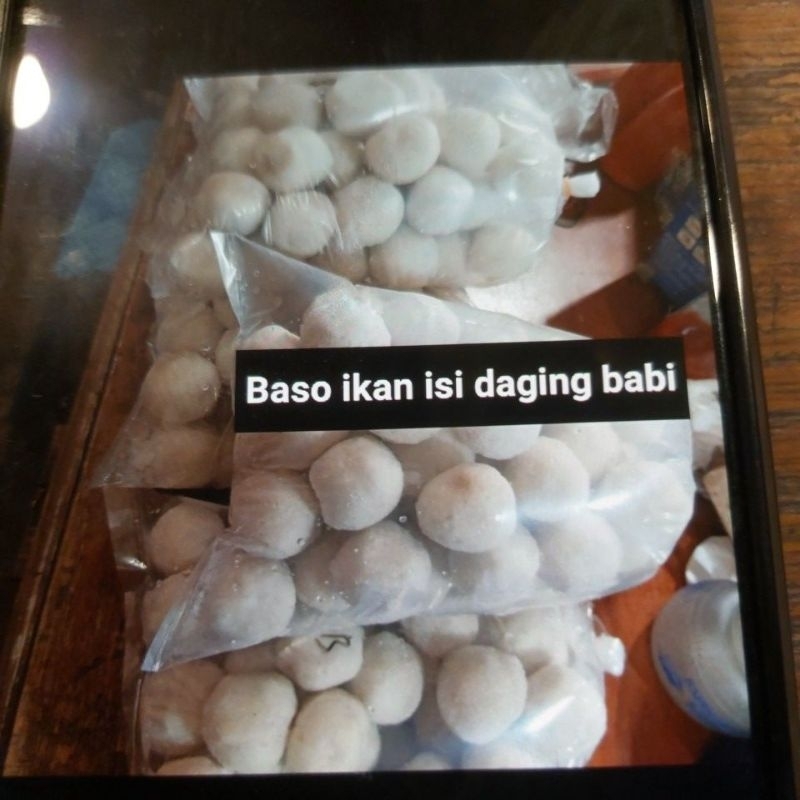 

Baso ikan isi babi kecap