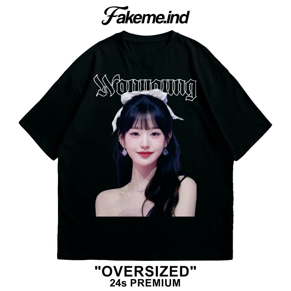 Tshirt Wonyoung IVE Kpop Oversize - Fakeme.ind