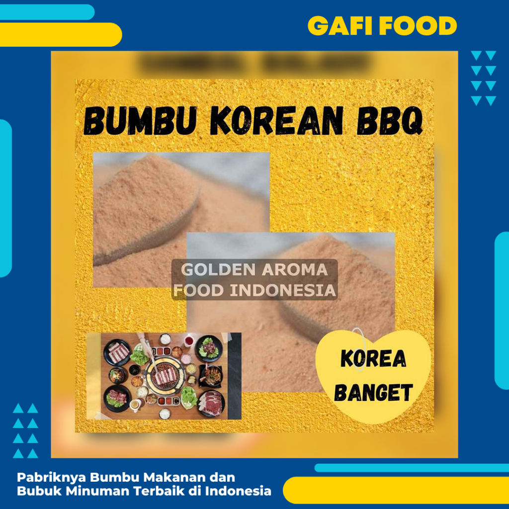 

BUMBU TABUR KOREAN BBQ BARBEQUE 1 KG FOOD GRADE 1Kg Bubuk Bumbu Basreng Tahu Bulat Singkong Cilung