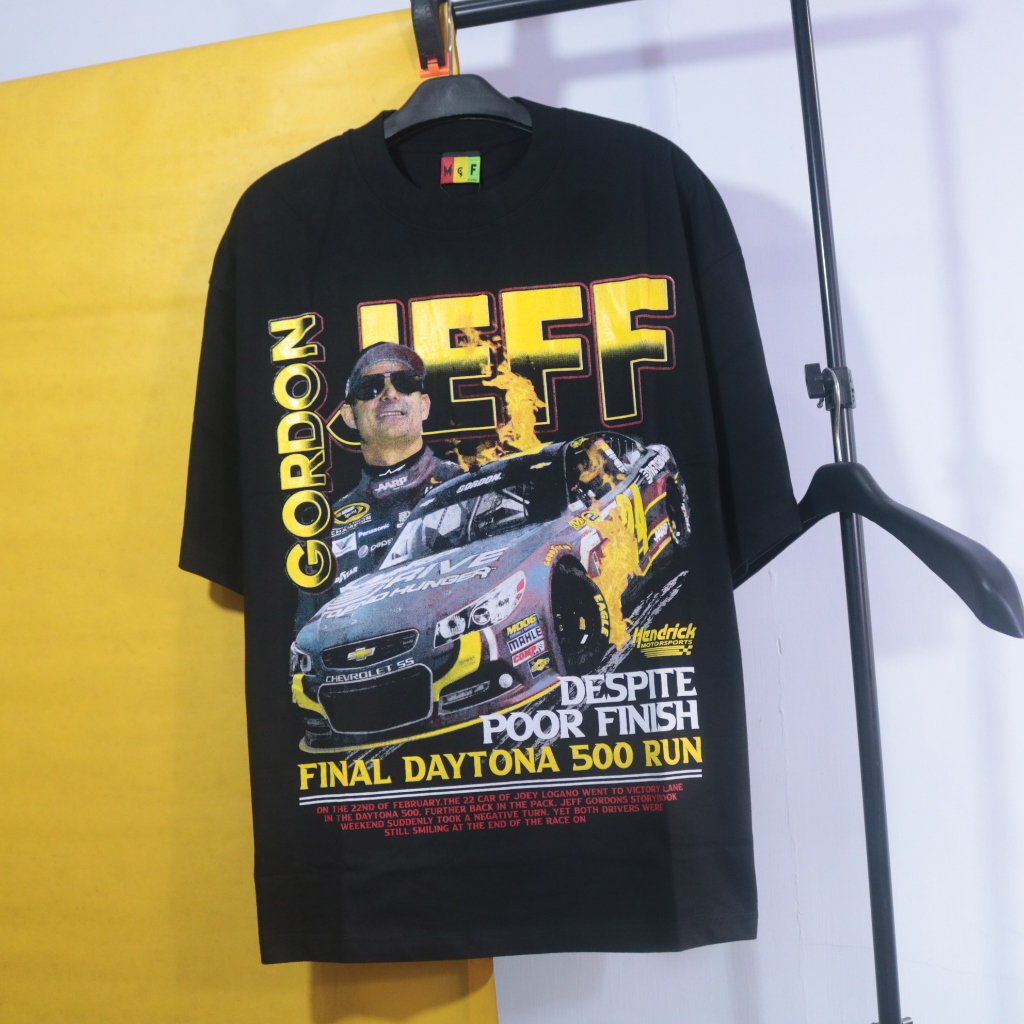 Kaos Oversize Mcf Nw Nascar Gordon Jeff Hitam