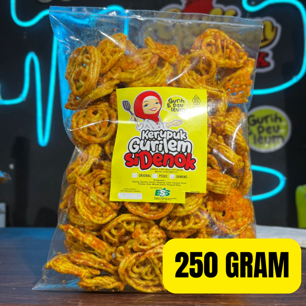 

Kerupuk Seblak Mie Kuning Pedas Daun Jeruk isi 250gram