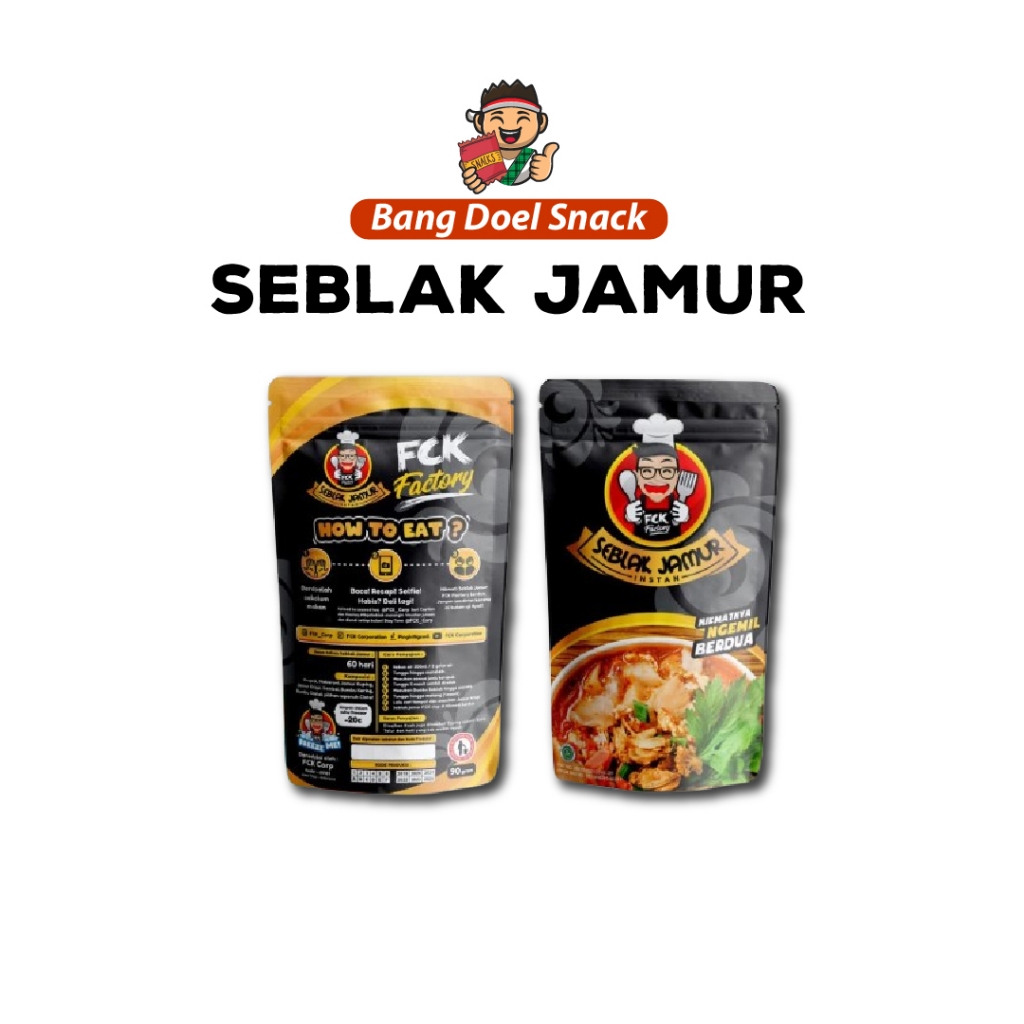 

FCK - Seblak Jamur Instan 145g