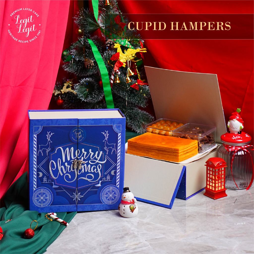 

Legit Legit Cupid Hampers - Christmas Hampers | Hampers Natal | Parcel Natal | Hadiah Natal | Paket Kue