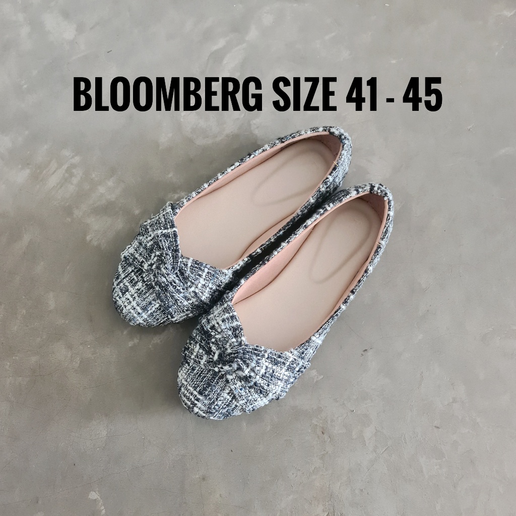 Leora Veddira - Bloomberg - Sepatu Flat Big Size Jumbo - BIG SIZE JUMBO - BS Flat Kanvas - SANDAL BI