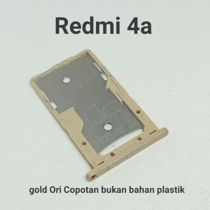 Simtray tempat kartu SIM Xiaomi Redmi 4a bekas Copotan Ori
