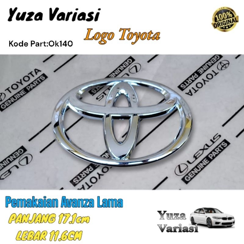 Logo Grill Depan Innova Reborn Original Toyota Innova Reborn // Logo Toyota Innova Reborn Original T