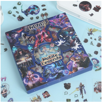 

【CM】【100 Lembar/Pack】 Stiker Motif Kartun MOBILELEGEND INDO Lokal Lucu Anti Air Dekorasi Handbook Scrapbook DIY