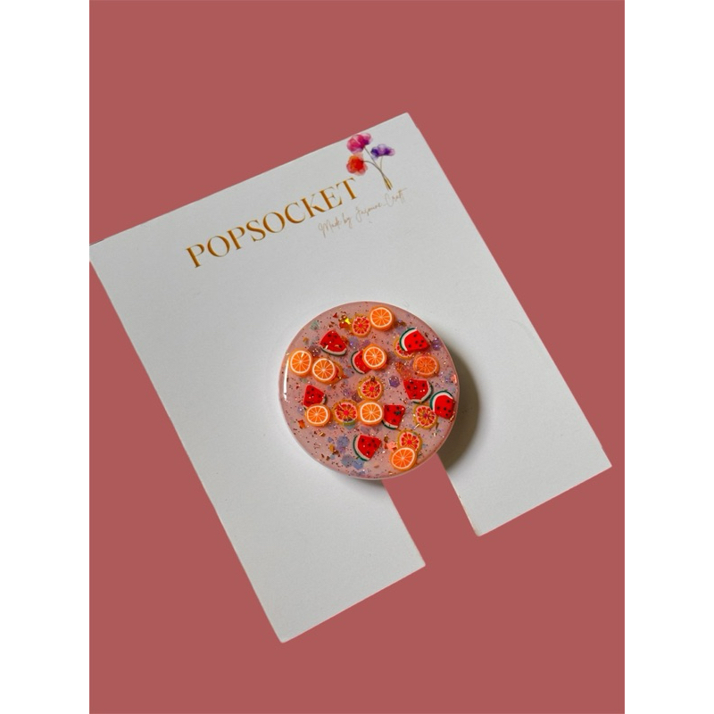 Popsocket Resin | Popsocket Clay Resin | Popsocket Glitter Transparan