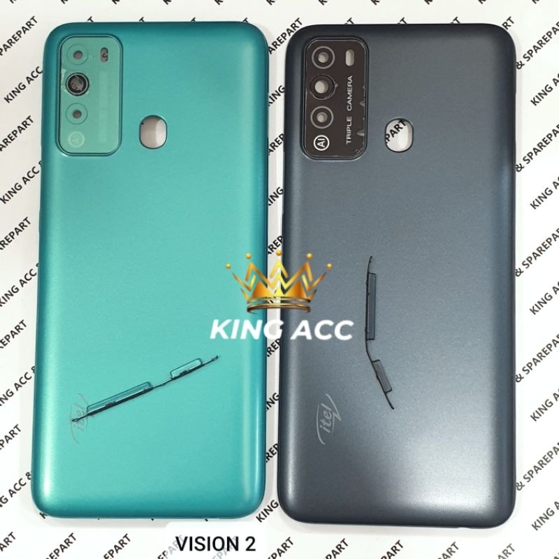 BACKDOOR BACKCOVER BACKCASE TUTUP BELAKANG CASING ITEL VISION 2