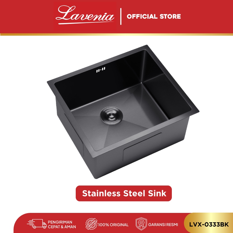 LAVENIA - Stainless Steel Sink - Stainless Steel 201 Anti Karat - LVX-0333BK