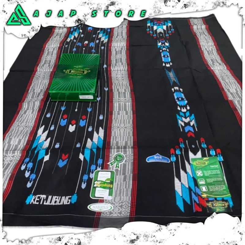 SARUNG KETJUBUNG GREEN MOTIF SCP SGS / TERBARU.ORIGINAL.TERLARIS