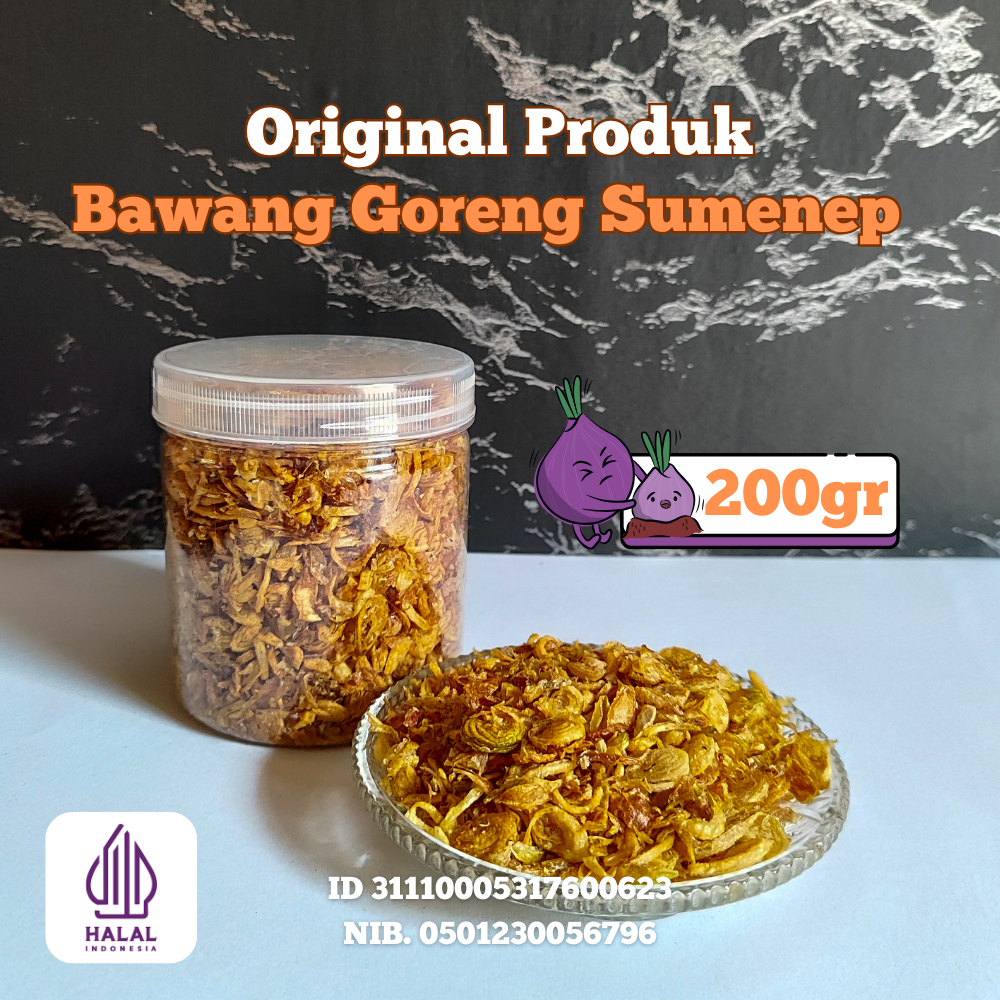 

Bawang Goreng Sumenep 200gr - Eca Bawang