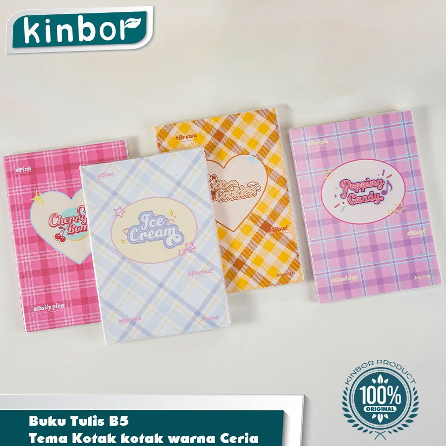 

Notebook B5 motif/ Buku tulis B5 motif warna garis kotak
