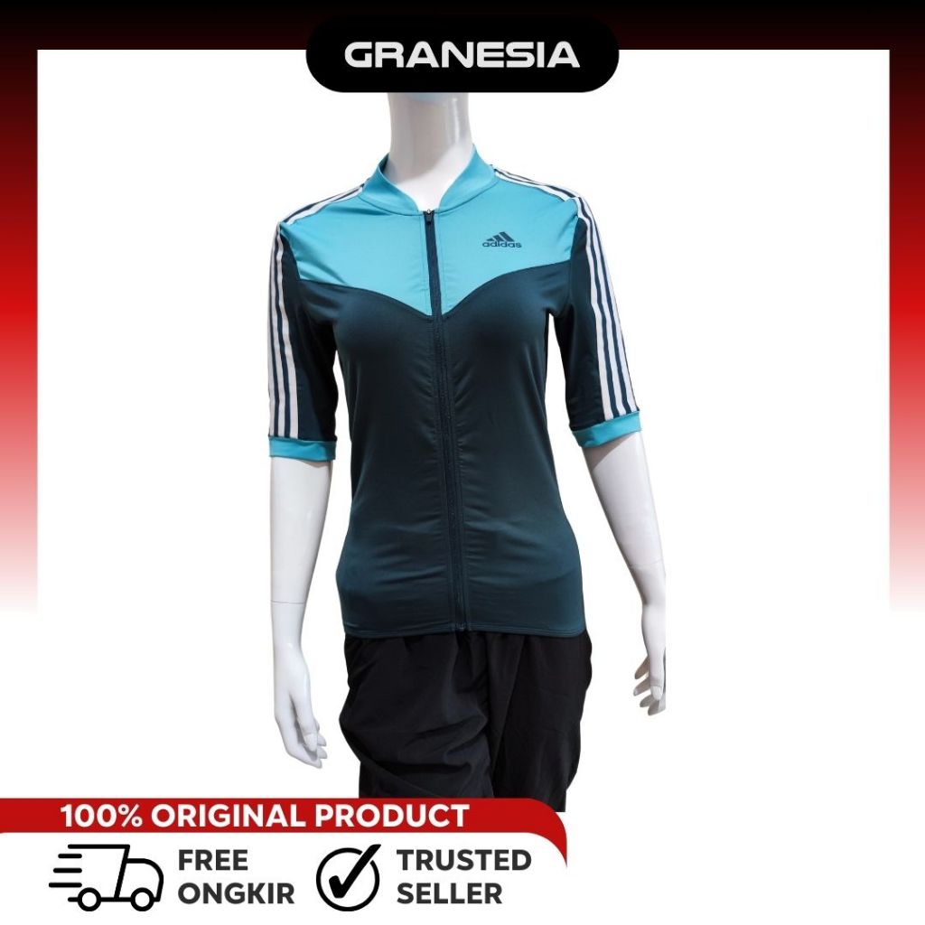 Adidas The Letters Short Sleeve Cycling Jersey Womens ADBK02|Kaos Jersey Sepeda Cewek|Baju Olahraga 