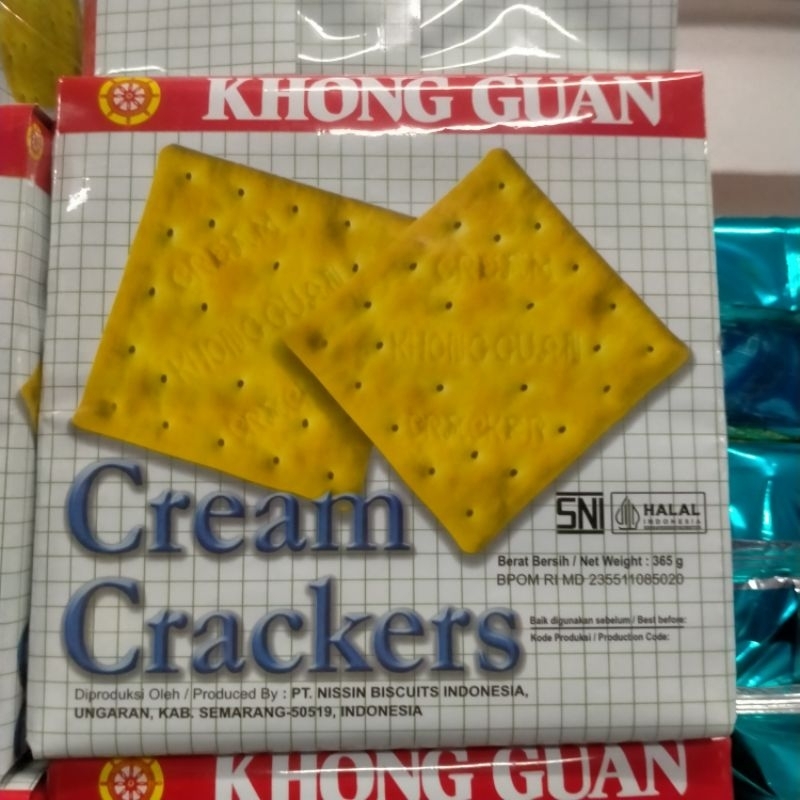 

Khong Guan Cream Crackers 365gr