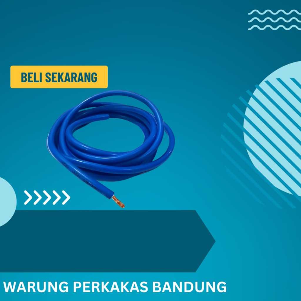 NEW Welding Cable 25MM 5 Meter Kabel Las Full Tembaga Hades 25mm - 5 Meter