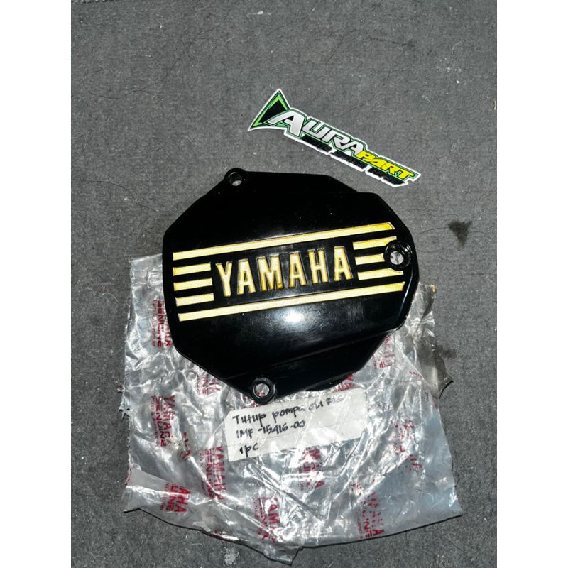 Tutup cover bak kopling pompa oli samping yamaha RX KING RX KING KOBRA tahun tua original (1MF-15416