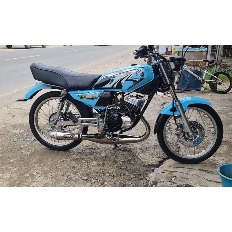 KOLONG JAPSTAYL RXKING SUPER GARING Knalpot rx king kolong japstyle chrome knalpot rxking medan kolo