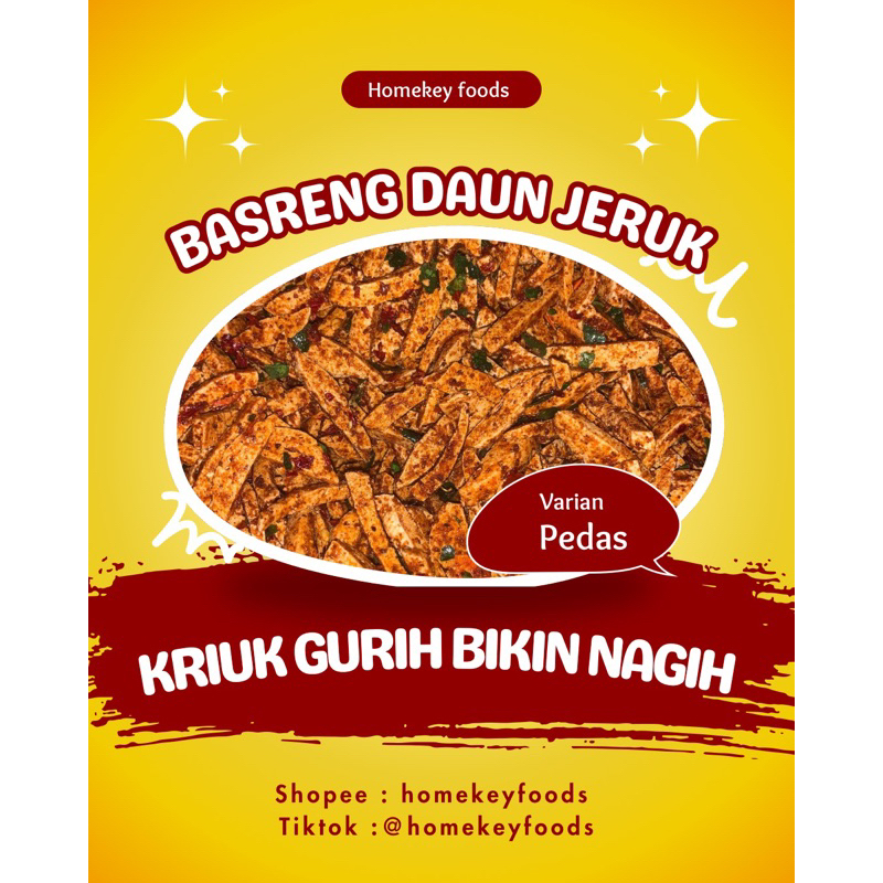 

BASRENG VIRAL - BASRENG STIK VIRAL DAUN JERUK BUMBU BASAH 250gr BUMBU MELIMPAH - Homekey foods