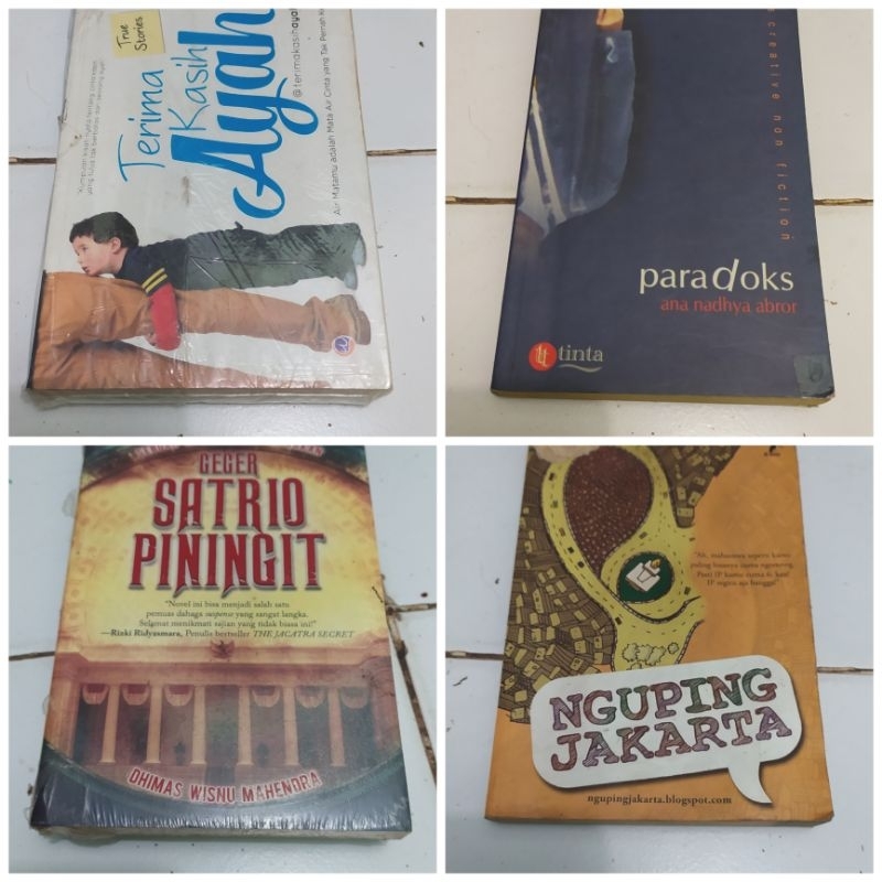 Novel Terima kasih ayah Paradoks Nguping Jakarta Geger satria piningit