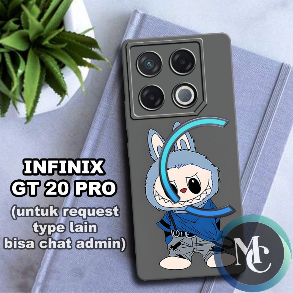 CC41/ Softcase karet lentur untuk INFINIX GT 20 PRO/Motif cewek/case INFINIX GT 20 PRO/kesing INFINI