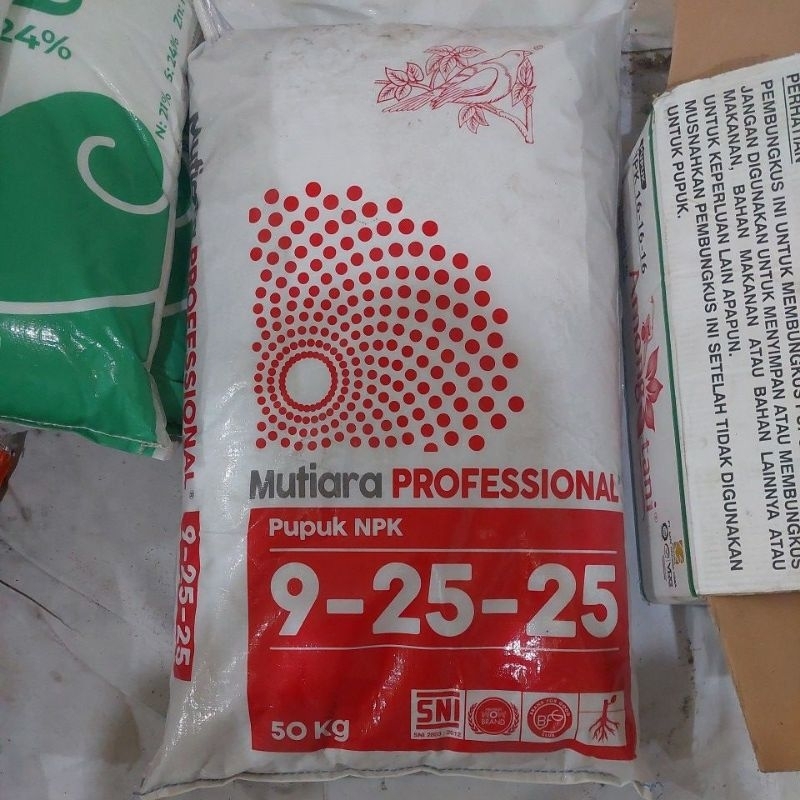 Mutiara Profesional Pupuk NPK 9-25-25 50 Kg