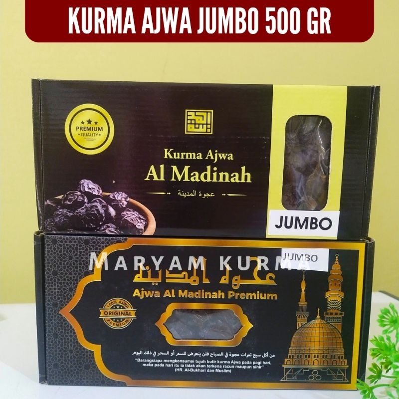 

KURMA AJWA JUMBO PREMIUM AL MADINAH 500gr