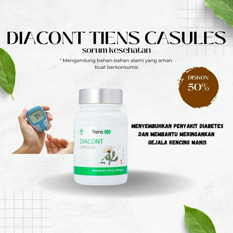 VITAMIN CHINA UNTUK DIABETES || DIACONT TIENS UNTUK MENURUNKAN GULA DARAH
