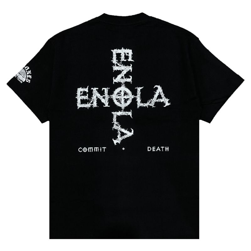 Tshirt ENOLA - COMMIT DEATH Black | Enola Official Merchandise