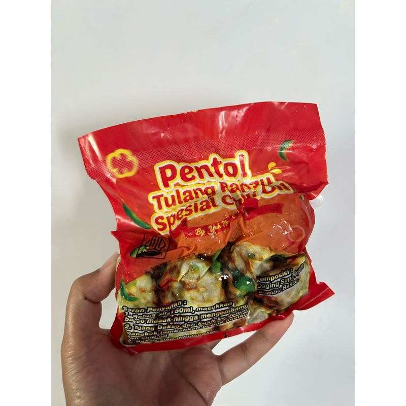 

Pentol / Bakso Tulang Rangu Spesial Chili Oil
