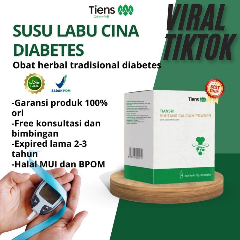 

VIRAL TIKTOK SUSU LABU CHINA 1ECER OBAT CHINA DIABETES SHUTANG CALSIUM POWDER