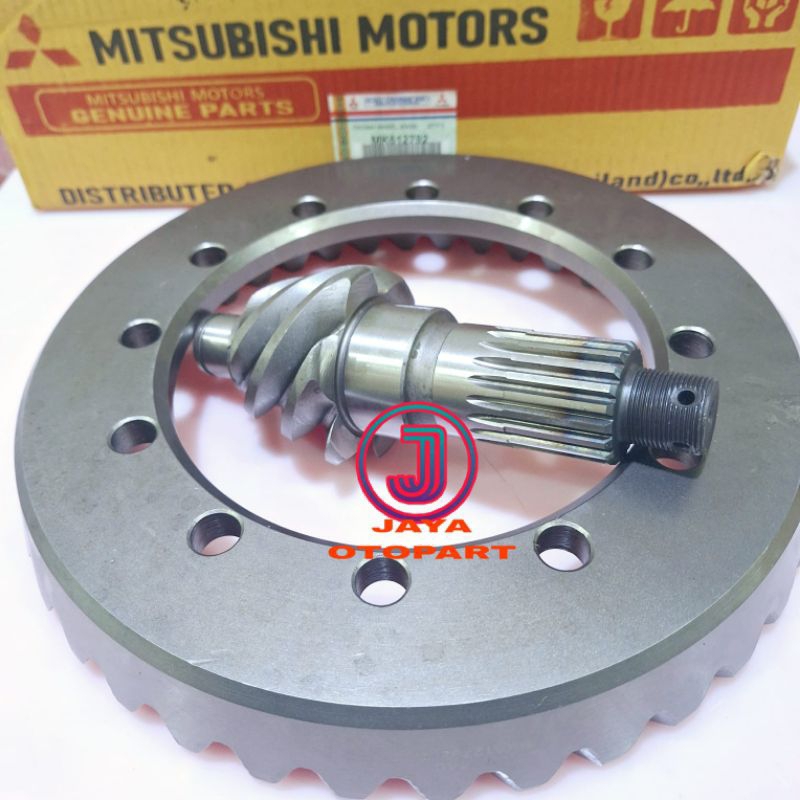 GEAR SET CROWN WHEEL GIGI GARDAN MITSUBISHI PS125 PS 125 CANTER 6X38 BARU ORI GARANSI