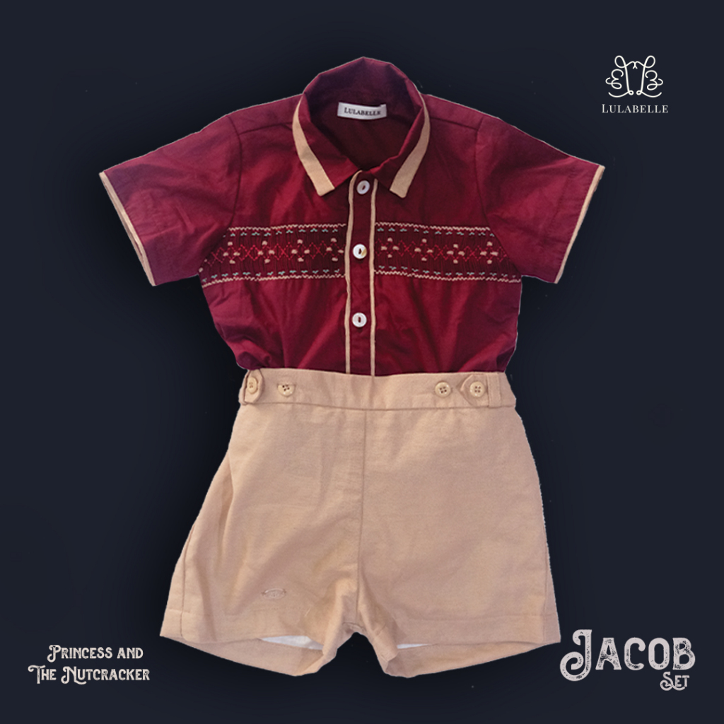 Lulabelle - Jacob Set - Hand Smocked and Embroidery Body Suit and Jumper