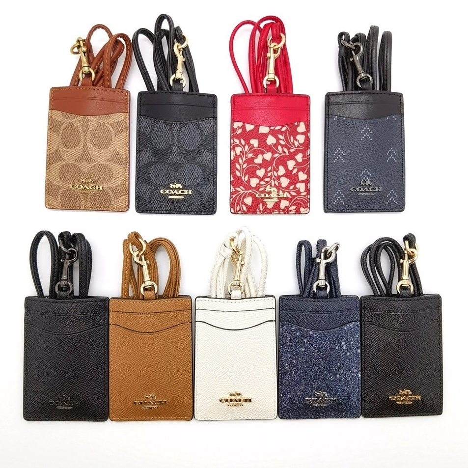 

Borong Murah COACH 3D Metal LOGO Card Holder ID Lanyard Name Tag Employees Card Work Hang Tag