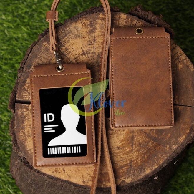

Murah Untung Card Holder Front Id Card Kalung Holder Name Tag Kulit Souvenir