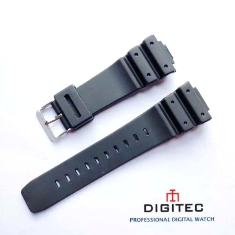 Strap Tali Jam Tangan Digitec 5090 DG5090T DG-5090T Rubber Tali Jam Digitec DG-5090 DG 5090T