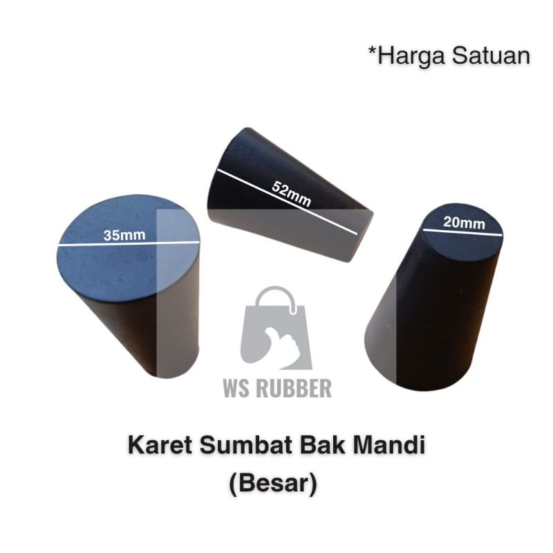Karet Sumbat Bak Mandi Besar Karet Tutup Bak Mandi