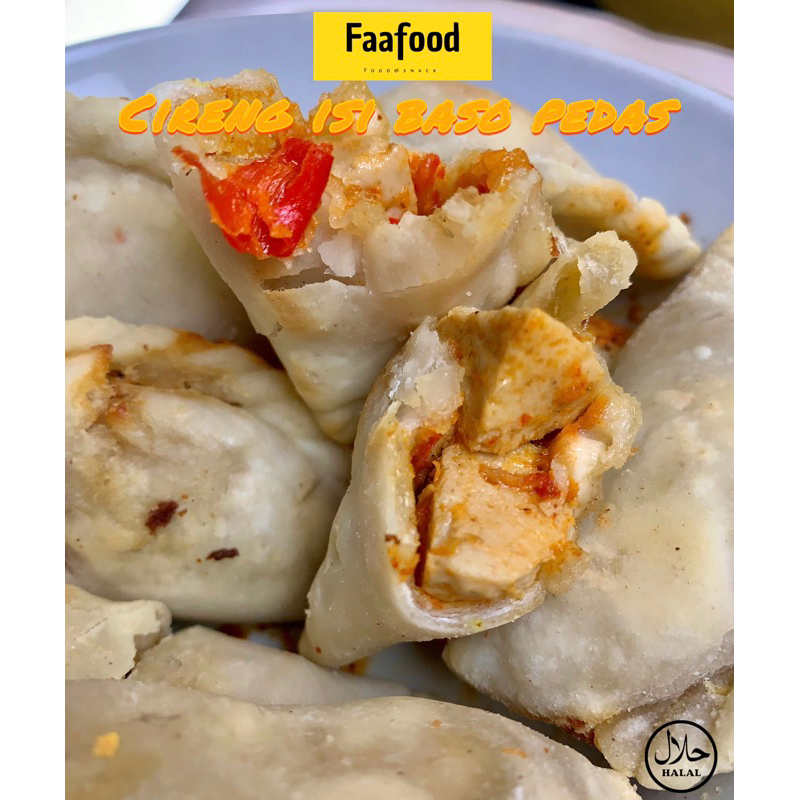 

Cireng isi baso pedas daun jeruk home made food frozen 1 pack isi 5