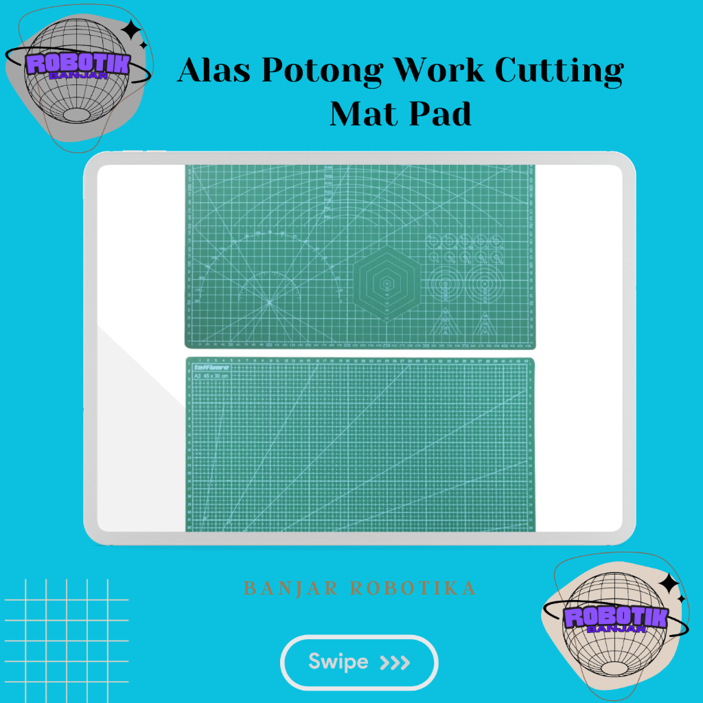 

Alas Potong Work Cutting Mat Pad A3 A4 dan Mini